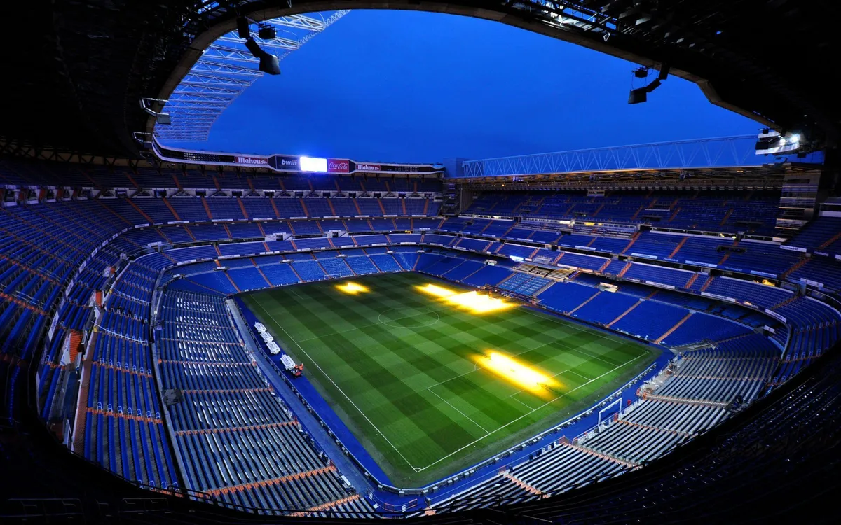 Real Madrid Stadium Hosts Champions League Victory Against Manchester City