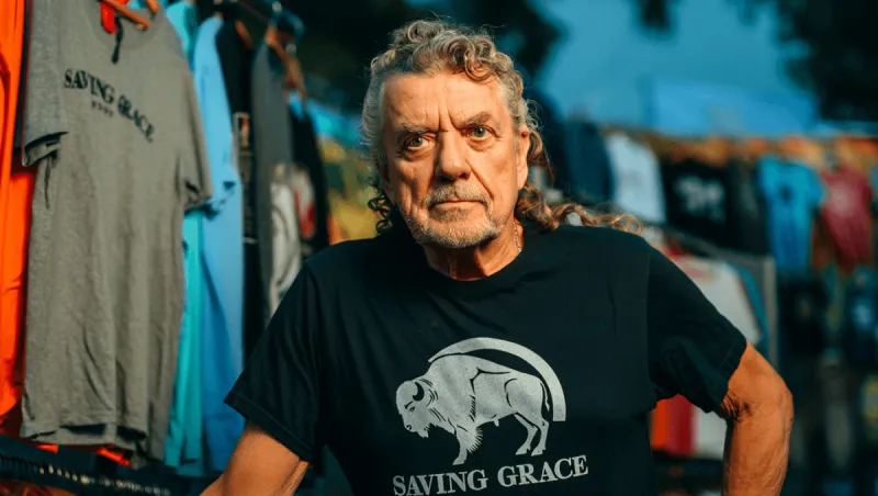 Robert Plant Launches Online Merchandise for Saving Grace