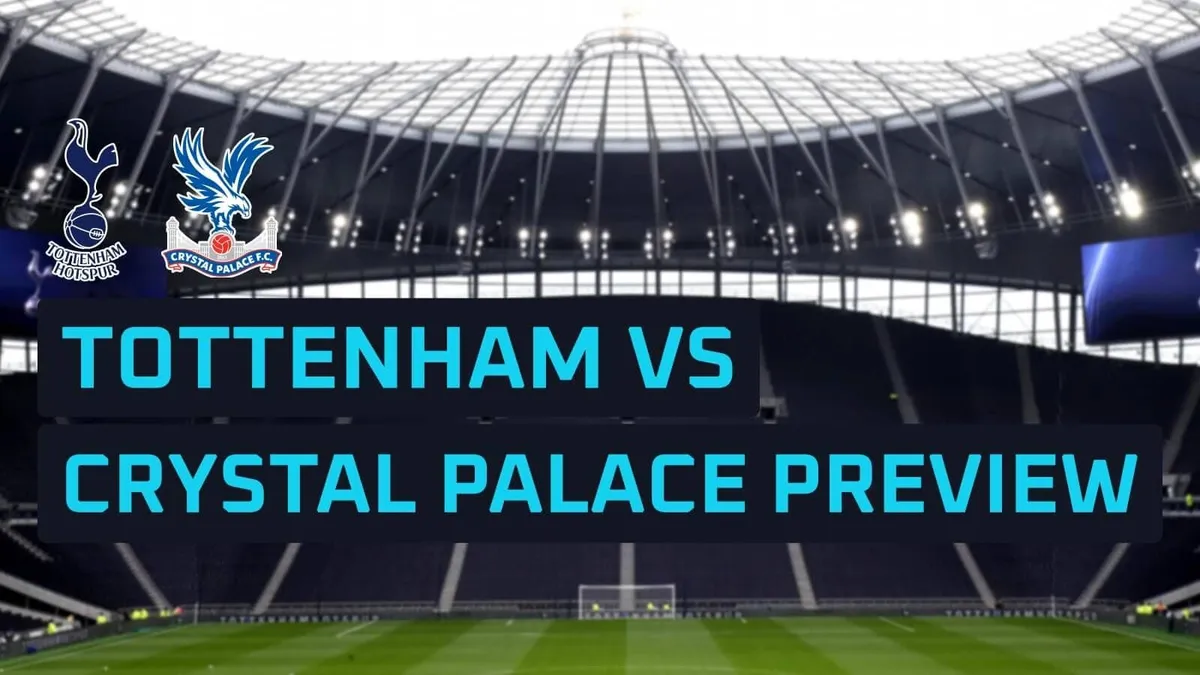 Tottenham vs crystal palace