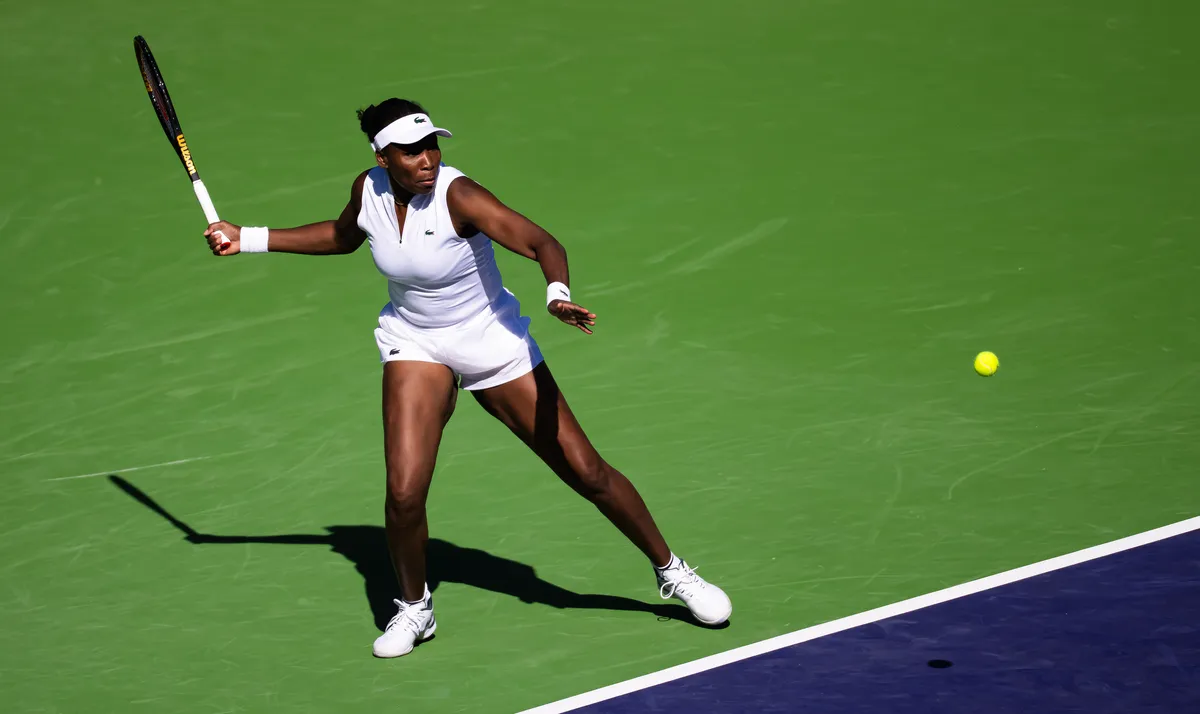 Venus williams suffers first-round loss at Indian Wells