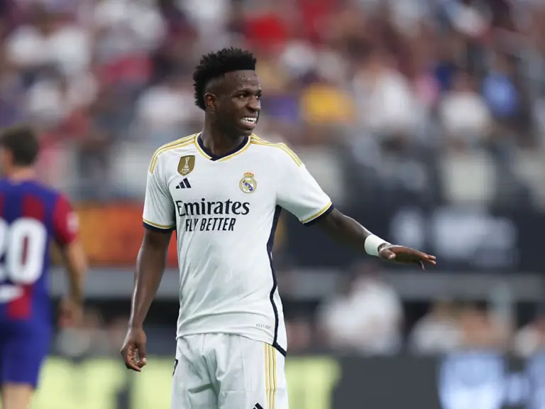 Vinicius junior misses penalty in Champions League clash