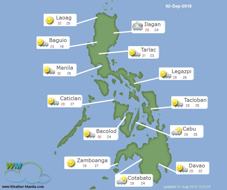 Weather Today: Cloudy with Rain and Strong Winds