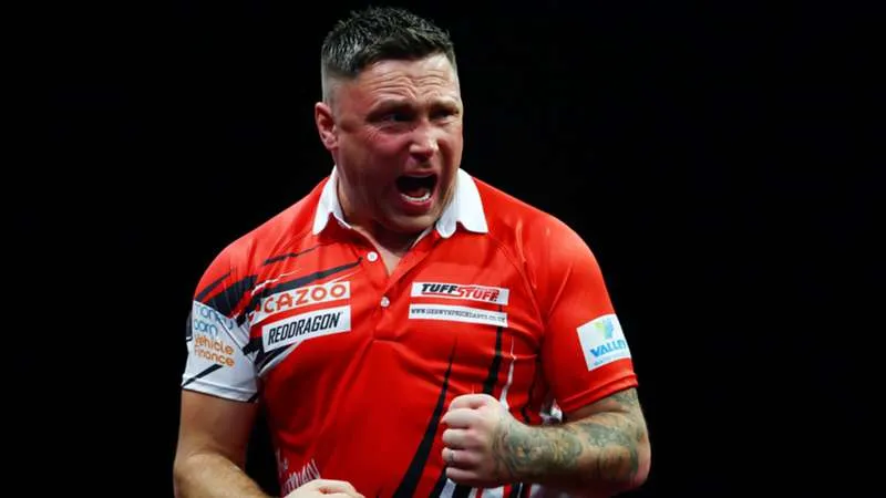 Who won the darts last night