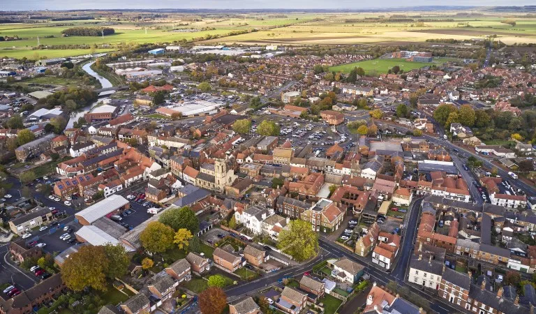 Good friday: Brigg Town Centre Celebrates  with Passion Play and Derby
