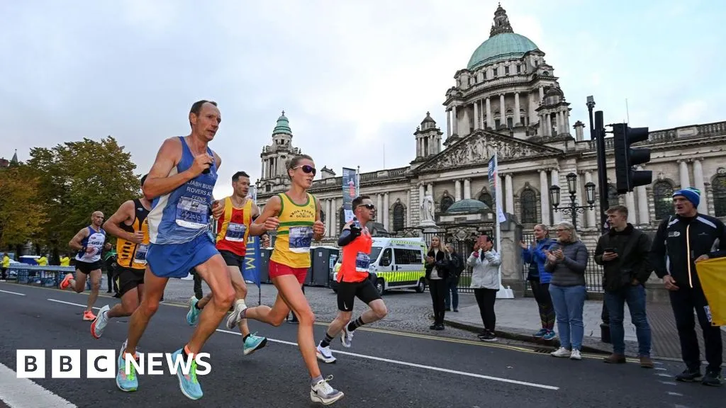 Belfast marathon route