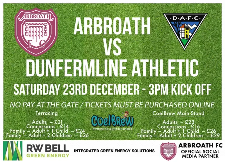 Dunfermline athletic vs arbroath f.c. standings