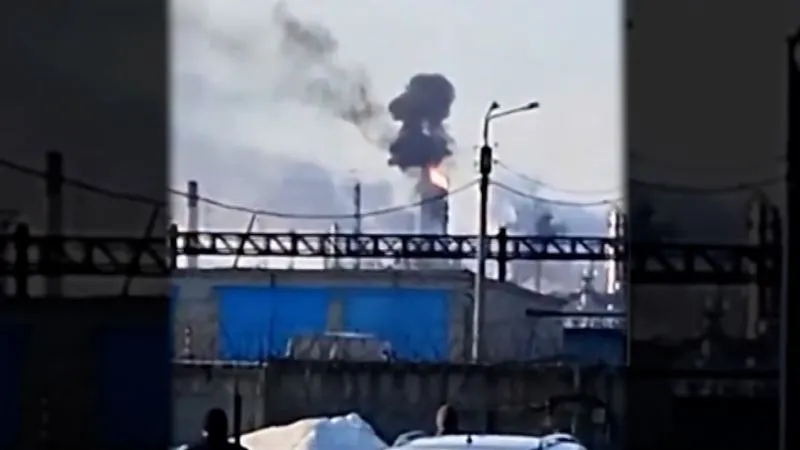 Ukraine drone strikes tuapse refinery