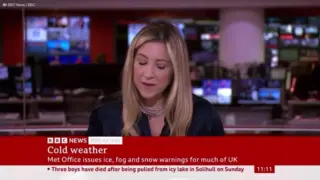 Which bbc presenter broken colleagues wrist