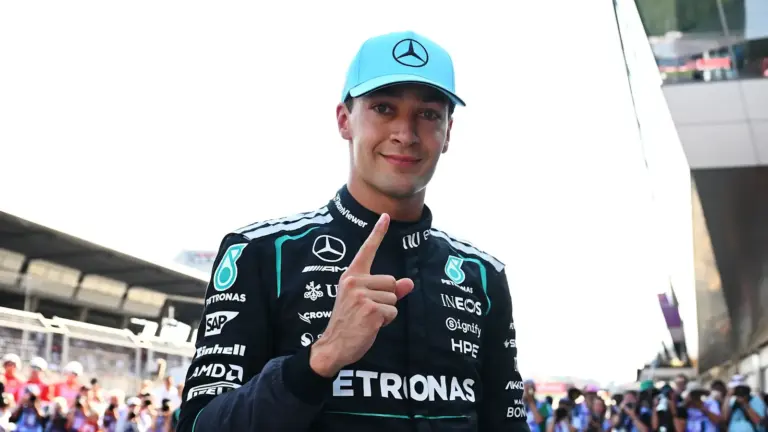 Austria Grand Prix: Russell secures pole position after Verstappen crash