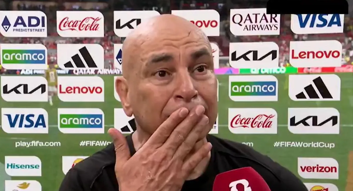 Egypt head coach Hossam Hassan was visibly emotional after his team's World Cup victory