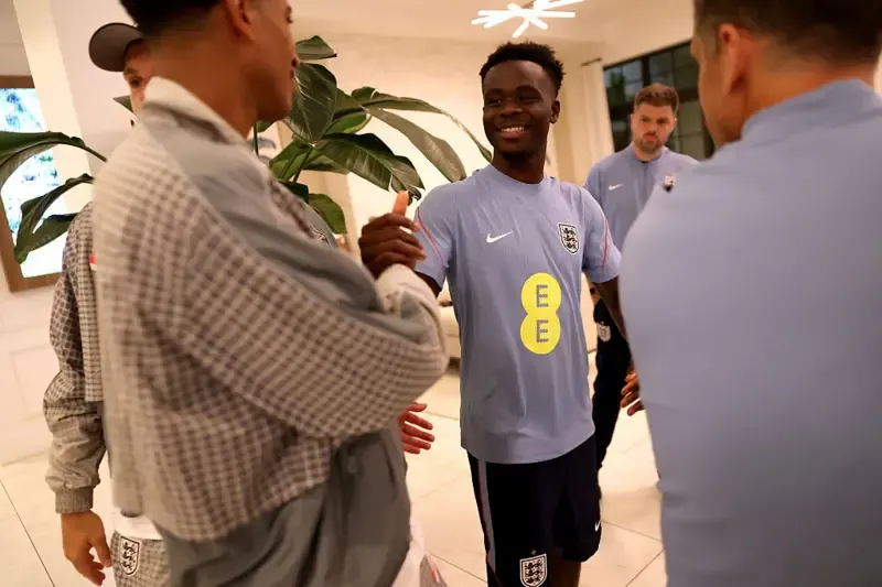 Bukayo Saka and Jude Bellingham