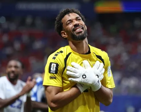 Cape Verde's Vozinha celebrates after the match