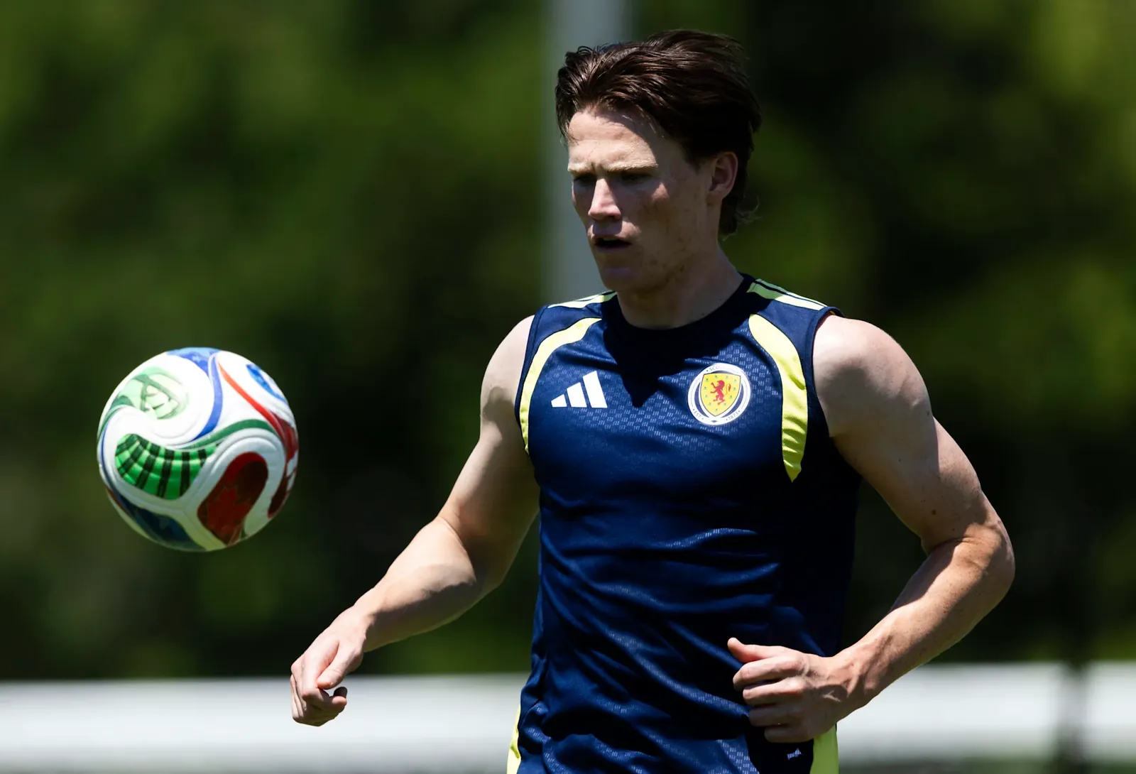 Scotland's Scott McTominay in training