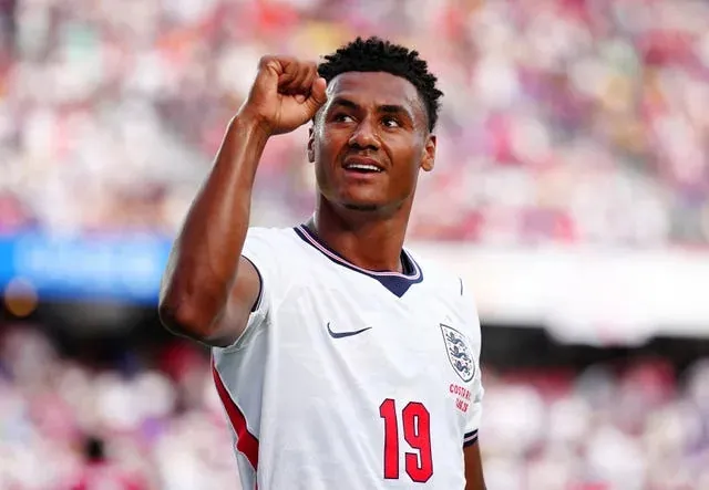 Ollie Watkins celebrates