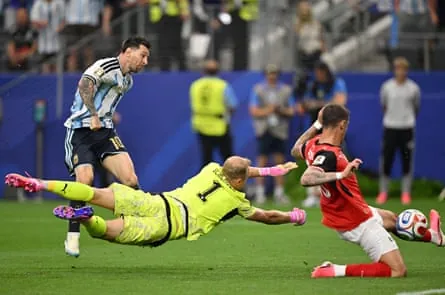 Lionel Messi scores Argentina’s second to take his World Cup goals tally to 18.