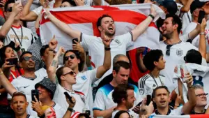Harper Beckham, 15, steals the show at World Cup quarter-final with David and Victoria - HELLO! Magazine