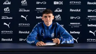 Manchester City midfielder Phil Foden signs new four-year deal