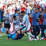 Argentina players involved in post-match brawl with Spain after final defeat