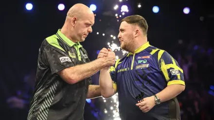 Blackpool: Luke Littler achieves nine-darter in World Matchplay victory over Nathan Aspinall