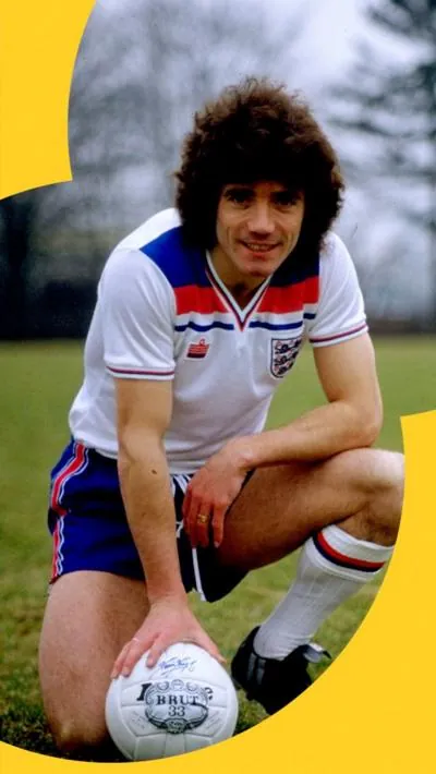 Kevin Keegan in England shirt