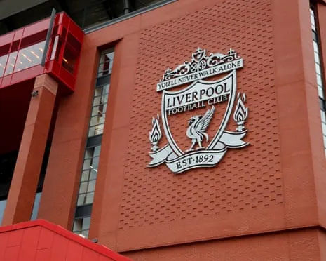 Liverpool FC crest at Anfield