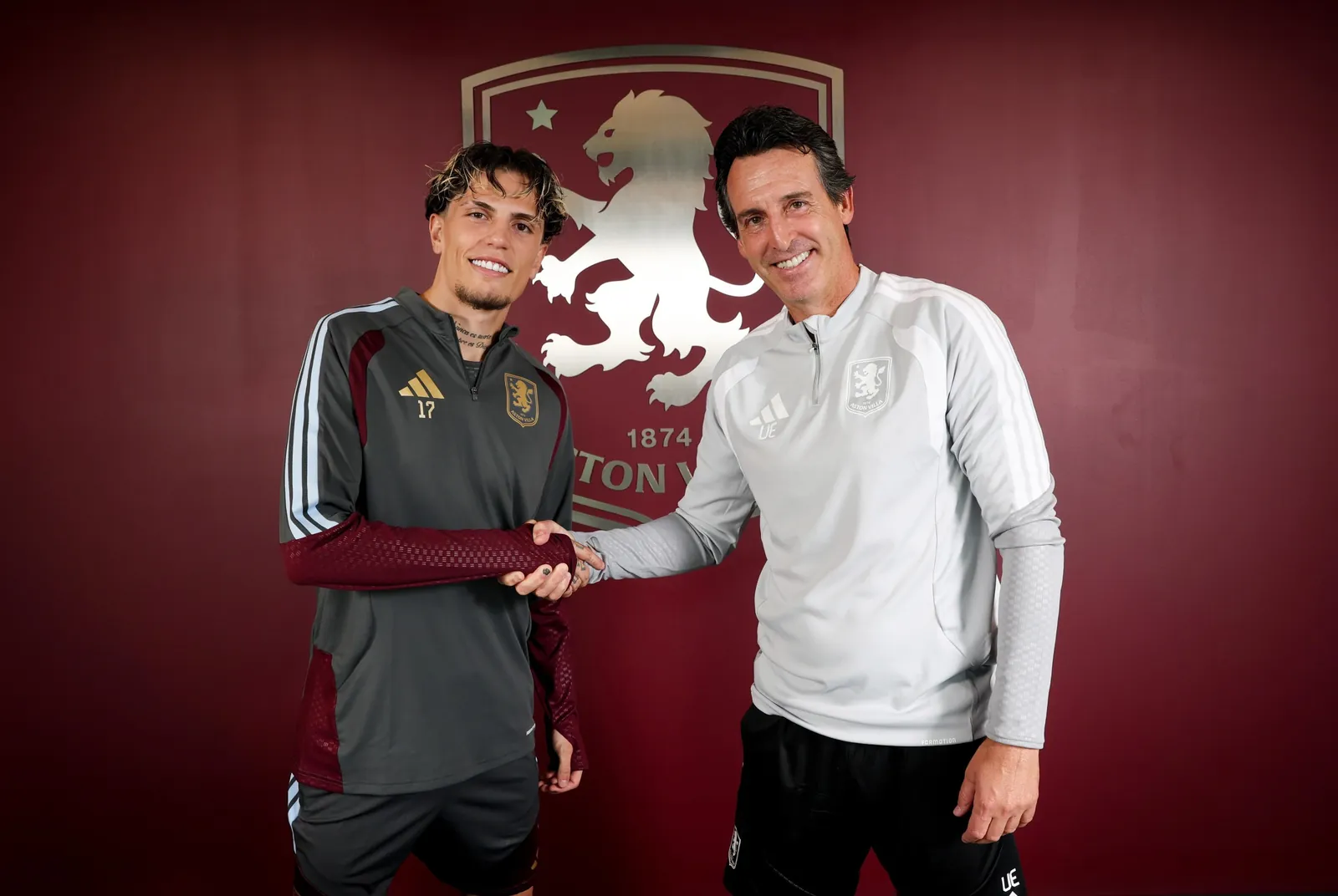 Aston Villa Unveil New Signing Alejandro Garnacho