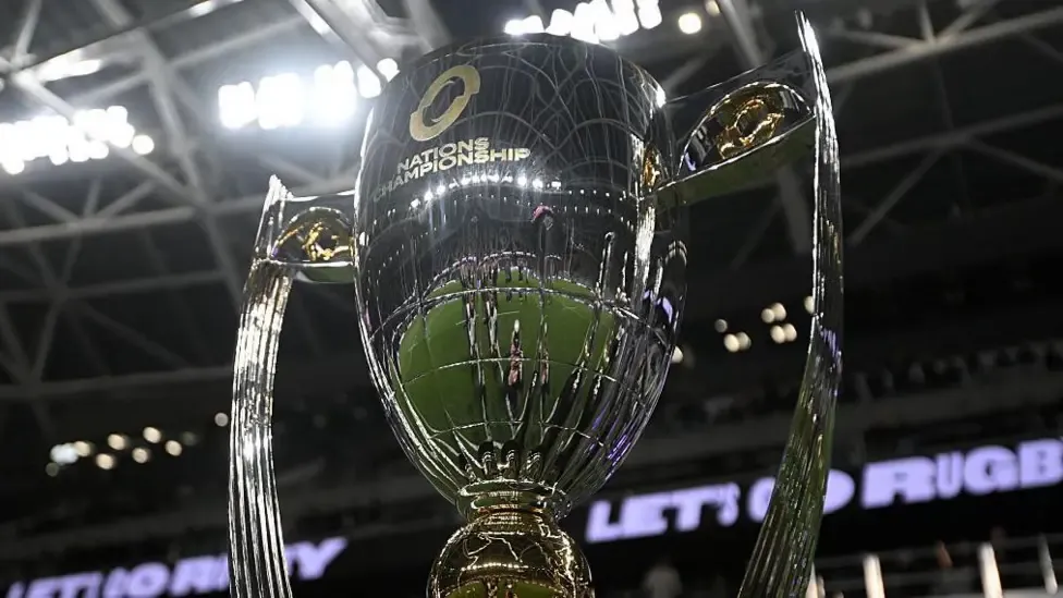 The Nations Championship trophy